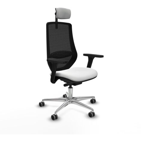 Sedia Ufficio con Poggiatesta Mardos traslack bali Piqueras y Crespo D086G2W Bianco