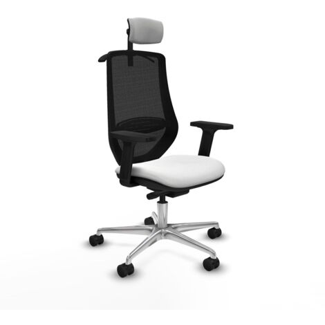 Sedia Ufficio con Poggiatesta Mardos traslack bali Piqueras y Crespo D086N2H Bianco