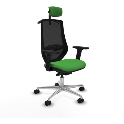 Sedia Ufficio con Poggiatesta Mardos traslack bali Piqueras y Crespo D086N2H Verde