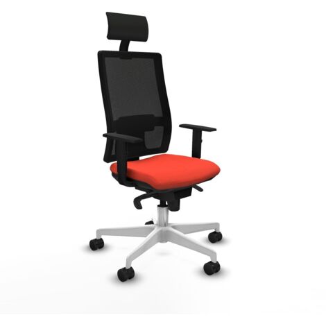 Sedia Ufficio con Poggiatesta Piqueras y Crespo 1D026N1 Arancione scuro