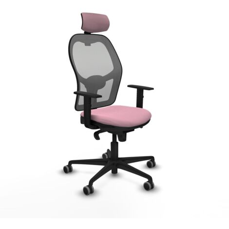Sedia Ufficio con Poggiatesta Piqueras y Crespo 1D036G2 Rosa