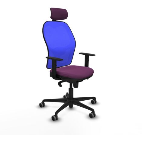 Sedia Ufficio con Poggiatesta Piqueras y Crespo 1D036G2 Viola