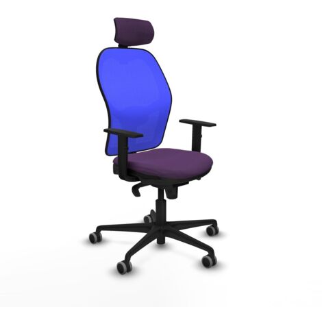 Sedia Ufficio con Poggiatesta Piqueras y Crespo 1D036G2 Viola