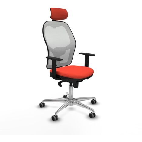 Sedia Ufficio con Poggiatesta Piqueras y Crespo 1D086G2 Arancione scuro