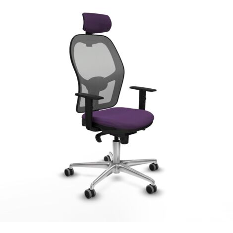 Sedia Ufficio con Poggiatesta Piqueras y Crespo 1D086G2 Viola