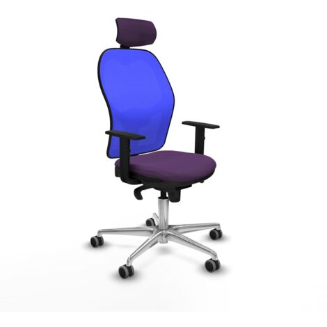 Sedia Ufficio con Poggiatesta Piqueras y Crespo 1D086G2 Viola