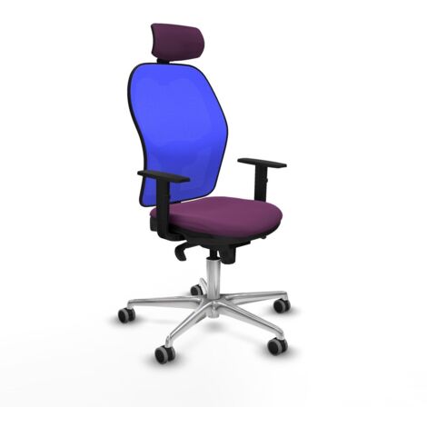 Sedia Ufficio con Poggiatesta Piqueras y Crespo 1D086G2 Viola
