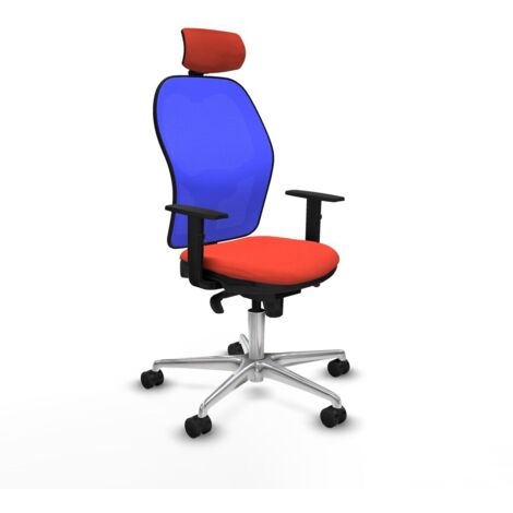 Sedia Ufficio con Poggiatesta Piqueras y Crespo 1D086N2 Arancione scuro