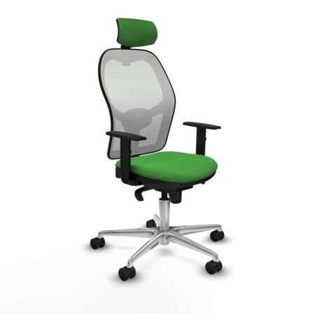Sedia Ufficio con Poggiatesta Piqueras y Crespo 1D086N2 Verde