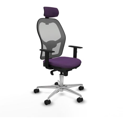 Sedia Ufficio con Poggiatesta Piqueras y Crespo 1D086N2 Viola