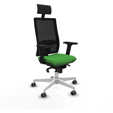 Sedia Ufficio con Poggiatesta Piqueras y Crespo 2D026G1 Verde
