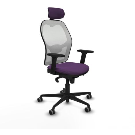 Sedia Ufficio con Poggiatesta Piqueras y Crespo 2D036G2 Viola