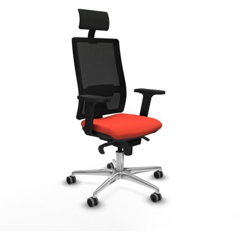 Sedia Ufficio con Poggiatesta Piqueras y Crespo 2D086G1 Arancione scuro