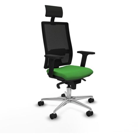 Sedia Ufficio con Poggiatesta Piqueras y Crespo 2D086N1 Verde