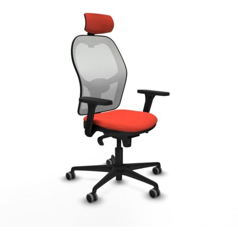 Sedia Ufficio con Poggiatesta Piqueras y Crespo 3D036G2 Arancione scuro