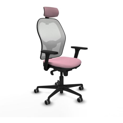 Sedia Ufficio con Poggiatesta Piqueras y Crespo 3D036G2 Rosa