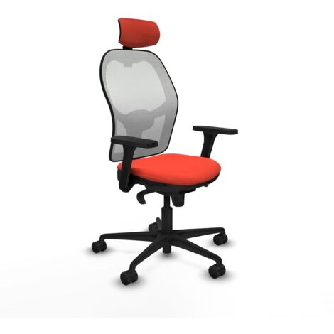Sedia Ufficio con Poggiatesta Piqueras y Crespo 3D036N2 Arancione scuro