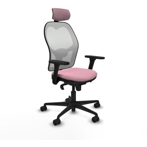 Sedia Ufficio con Poggiatesta Piqueras y Crespo 3D036N2 Rosa