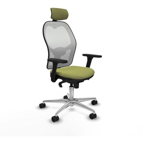 Sedia Ufficio con Poggiatesta Piqueras y Crespo 3D086N2 Verde