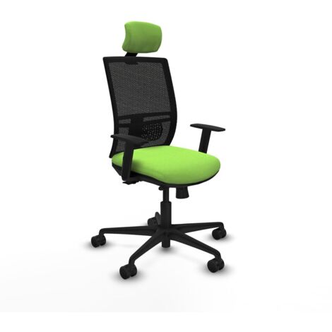 Sedia Ufficio con Poggiatesta Yunquera traslack Piqueras y Crespo 1D036N2 Pistacchio