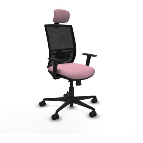 Sedia Ufficio con Poggiatesta Yunquera traslack Piqueras y Crespo 1D036N2 Rosa