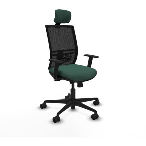 Sedia Ufficio con Poggiatesta Yunquera traslack Piqueras y Crespo 1D036N2 Verde