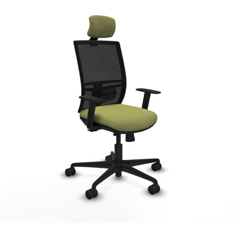 Sedia Ufficio con Poggiatesta Yunquera traslack Piqueras y Crespo 1D036N2 Verde