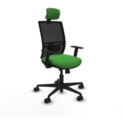 Sedia Ufficio con Poggiatesta Yunquera traslack Piqueras y Crespo 1D036N2 Verde