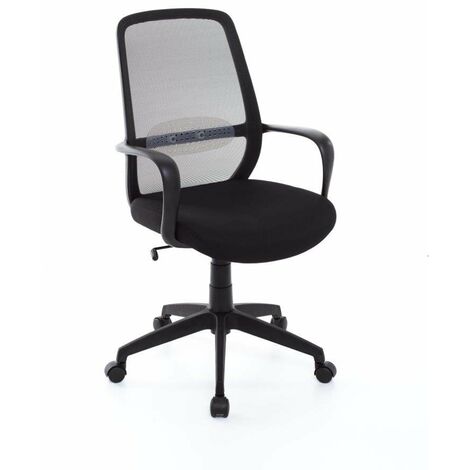 Sedia Ufficio Scrivania Ruote Nero Poltrona con Braccioli Operativa Ergonomica