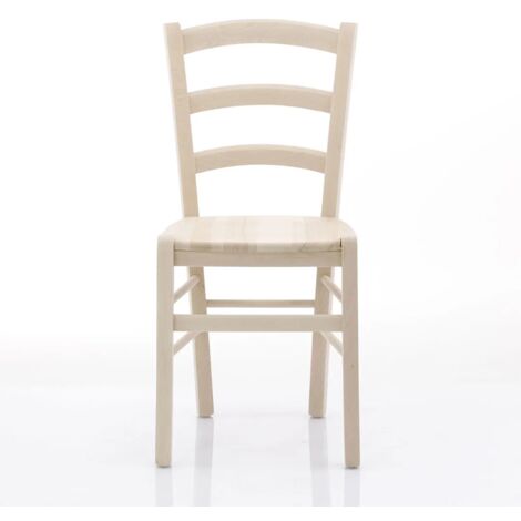 Sedia Venezia con seduta in legno - Grezzo non trattato 41x45x88 seduta 46