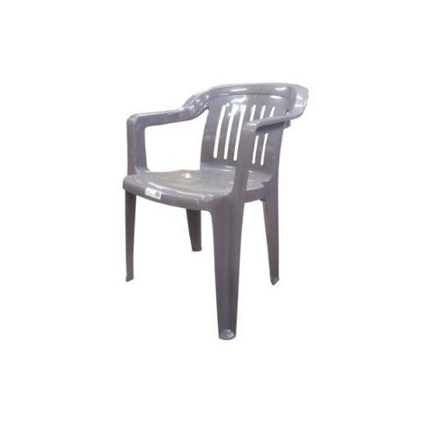 SEDIA VENEZIA TAUPE 58X56XH77CM IMPILABILE