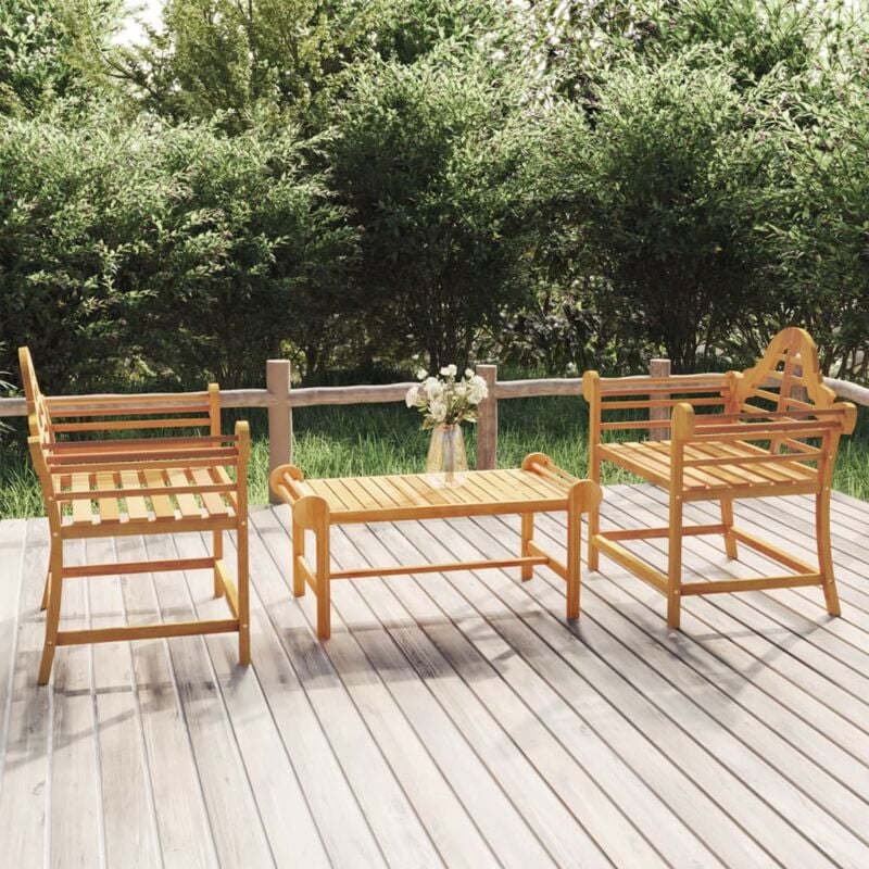 2 pz Sedie da Giardino, Poltrona da Giardino 91x62x94 cm in Legno Massello di Teak vidaXL