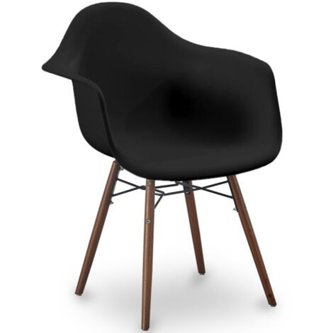 Sedie da Pranzo - Design Scandinavo - Gambe in Legno Scuro - Nordika
