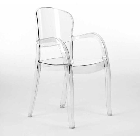 Sedie policarbonato trasparente cucina bar Joker Grand Soleil
