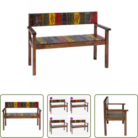 Sedie vintage -  Sedie da Pranzo 4 pz in Legno Massello di Recupero