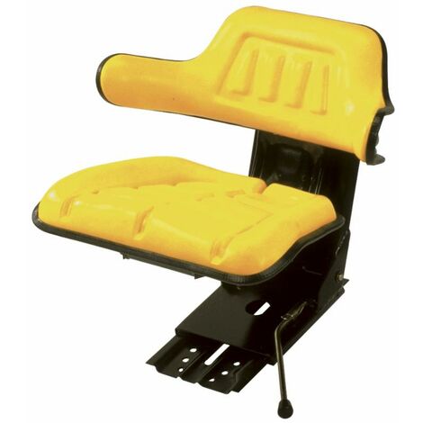 Sedile avvolgente con molleggio sky giallo