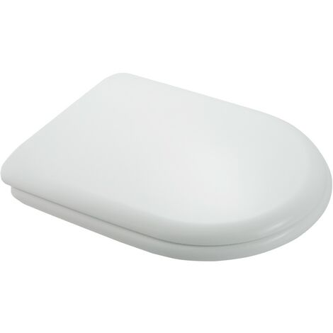 Sedile compatibile serie Neve Catalano in termoindurente bianco