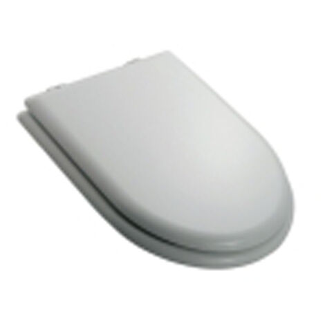 Sedile copri WC/Copriwater quadro in MDF bianco