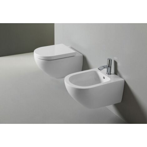 Sedile enjoy+amedeo in termoind. bco lucido - cielo ceramica