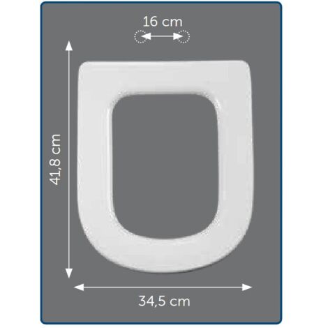 Sedile legno Gemma2 bianco compatibile S0101PO000322P