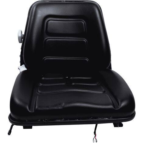 Sedile MUL in sky nero con sospensione meccanica integrata e microswitch