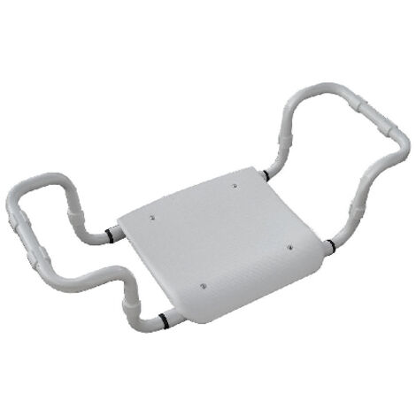 SEDILE P/VASCA POLIPROPILENE REGOLABILE SENZA SCHIENALE TELAIO BIANCO- Bianco- DH- pezzi 1
