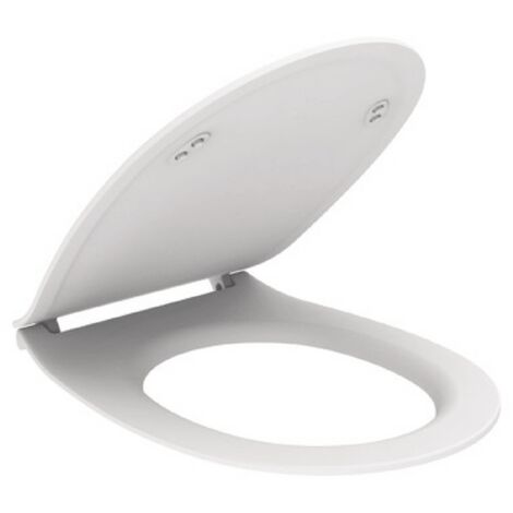 Sedile per vaso in colore bianco opaco con chiusura Soft Close Ercos Kite BSKTEO0001  Bianco opaco
