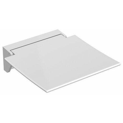 Sedile pieghevole 350 supporto a muro bianco pulverb. Sedile bianco