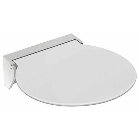 Sedile ribaltabile R 380 supporto a parete ES opaco SiFl bianco