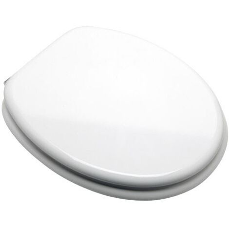 Sedile Wc Bagno in Legno Mdf Bianco Maurer
