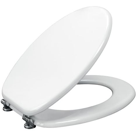 EFFE SEDILE WC BAGNO IN MDF BIANCO UNIVERSALE -