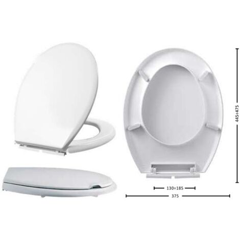 SEDILE WC BAGNO RESINA BIANCO MAURER