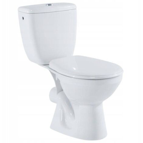 Sedile WC compatto bianco con sedile MITO 3/6l