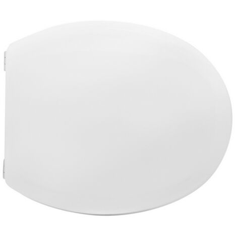Sedile wc coprivaso per Catalano vaso 6L New 41,5-44 x 37 cm copriwater bianco con cerniere espansione in legno colato